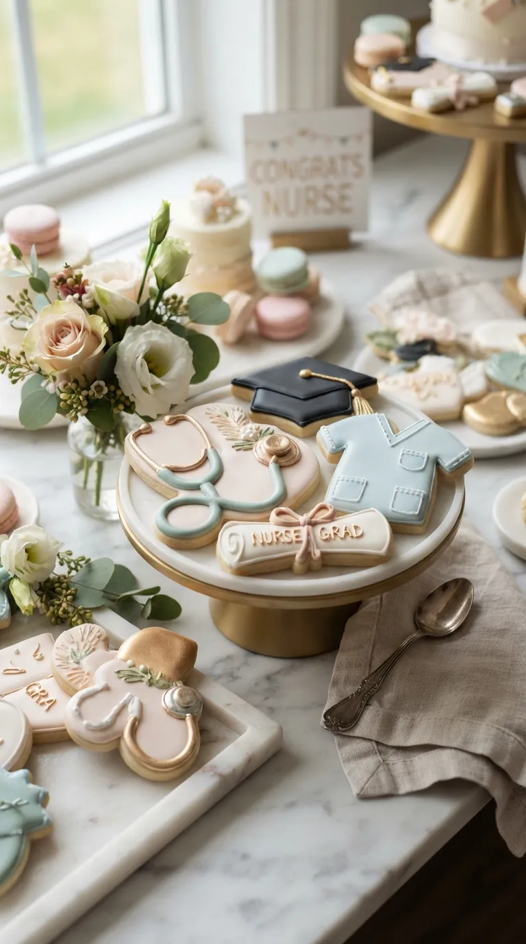 Nurse Graduation Custom Graduation Cookies