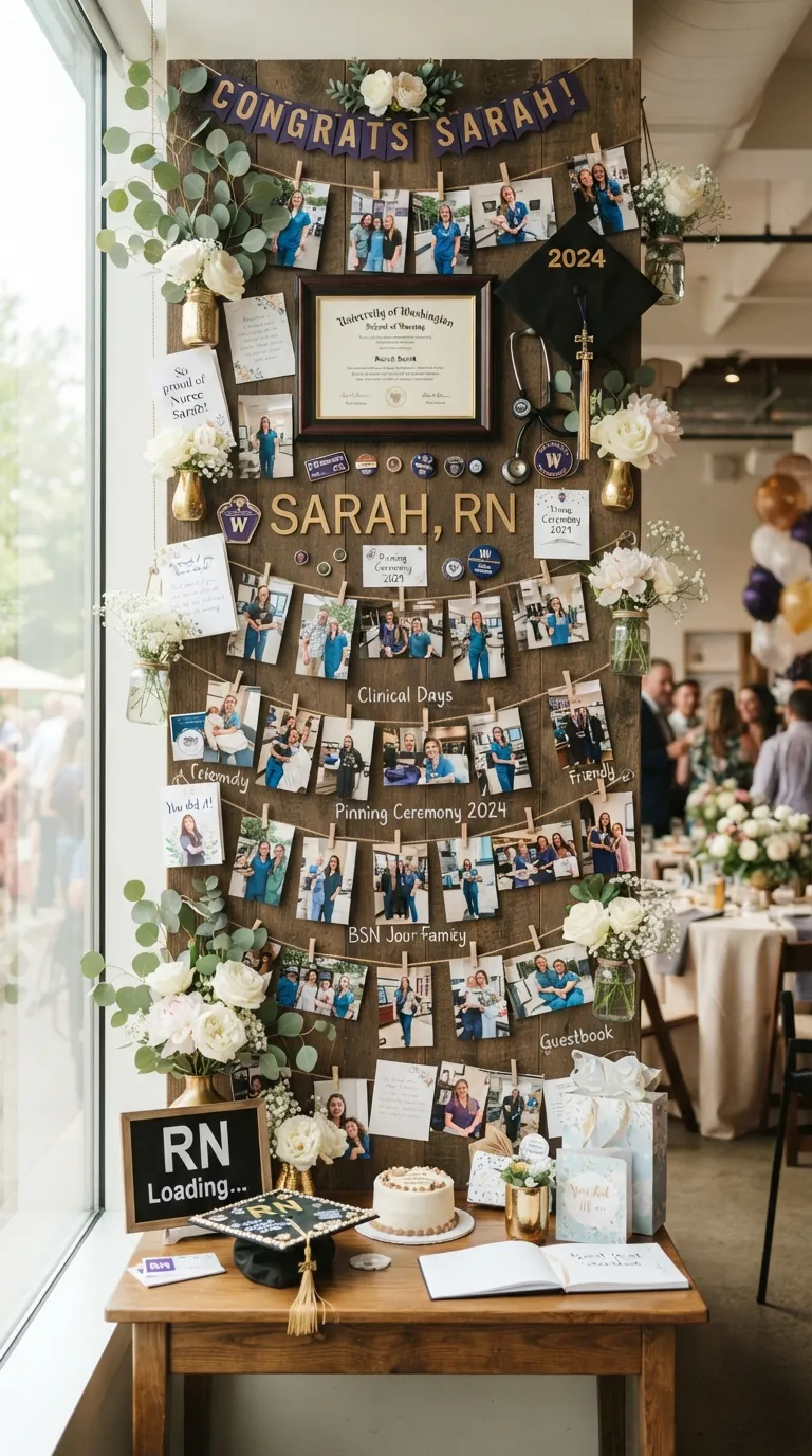 Nurse Graduation Graduation Memory Wall