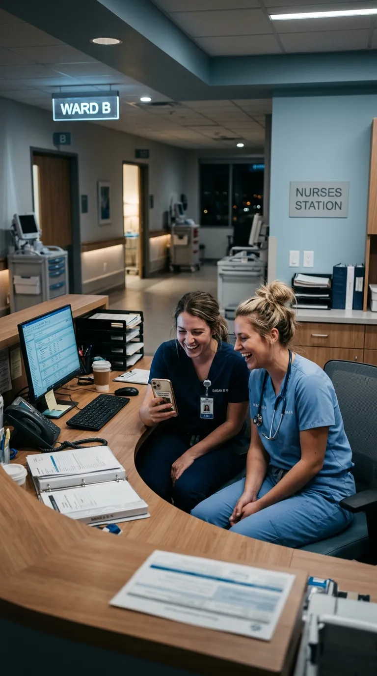 Nurse Humor Night Shift Chaos