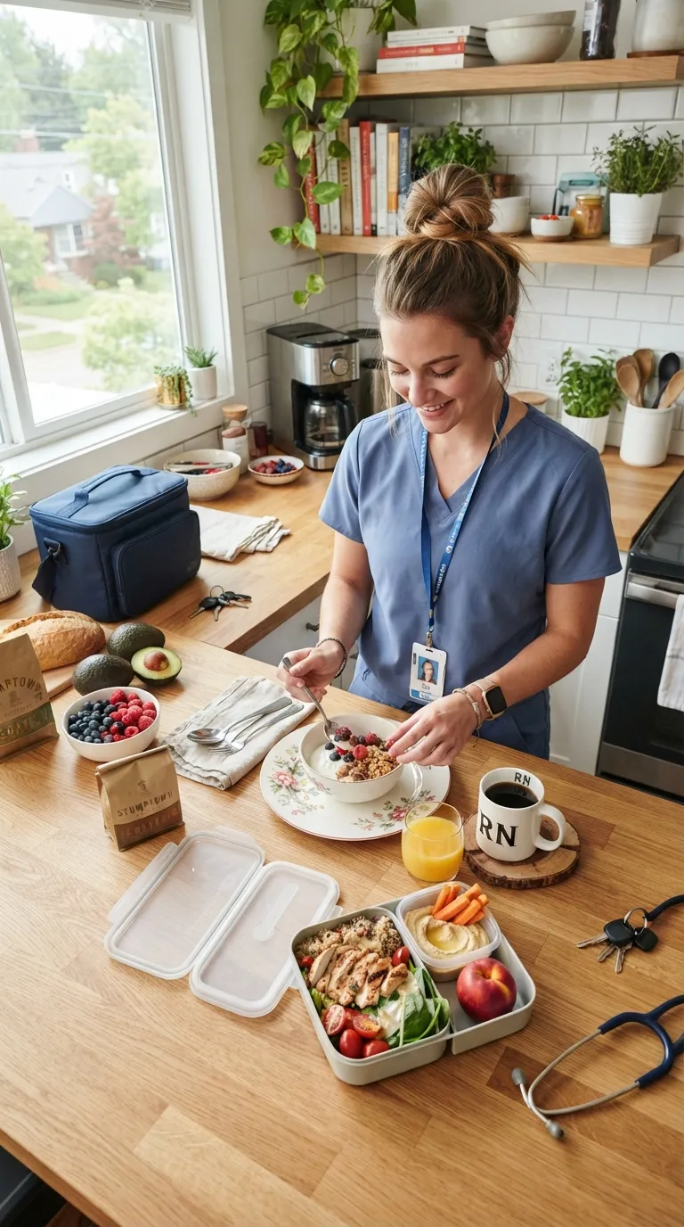 Nurse Morning Routine Balanced Morning Nutrition