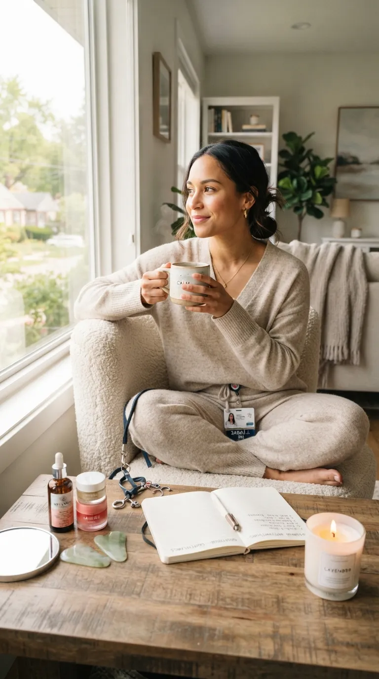 Nurse Morning Routine Consistent Self-Care Moments