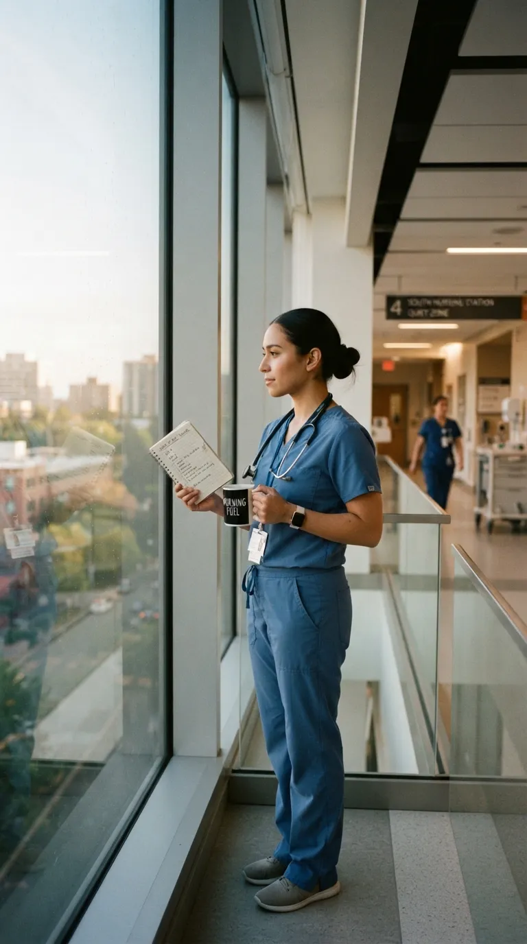 Nurse Morning Routine Focused Shift Visualization