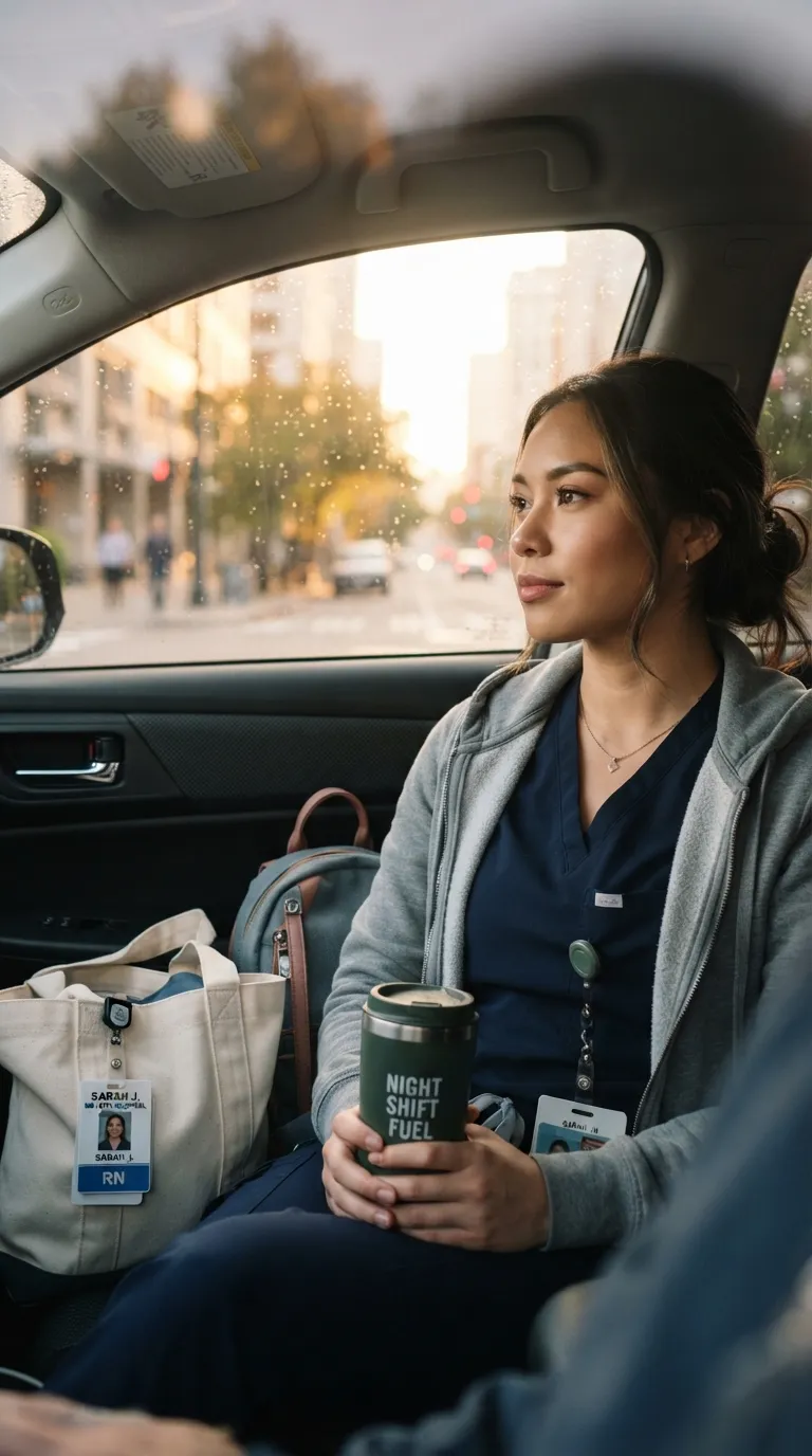 Nurse Morning Routine Mindful Commute Moments