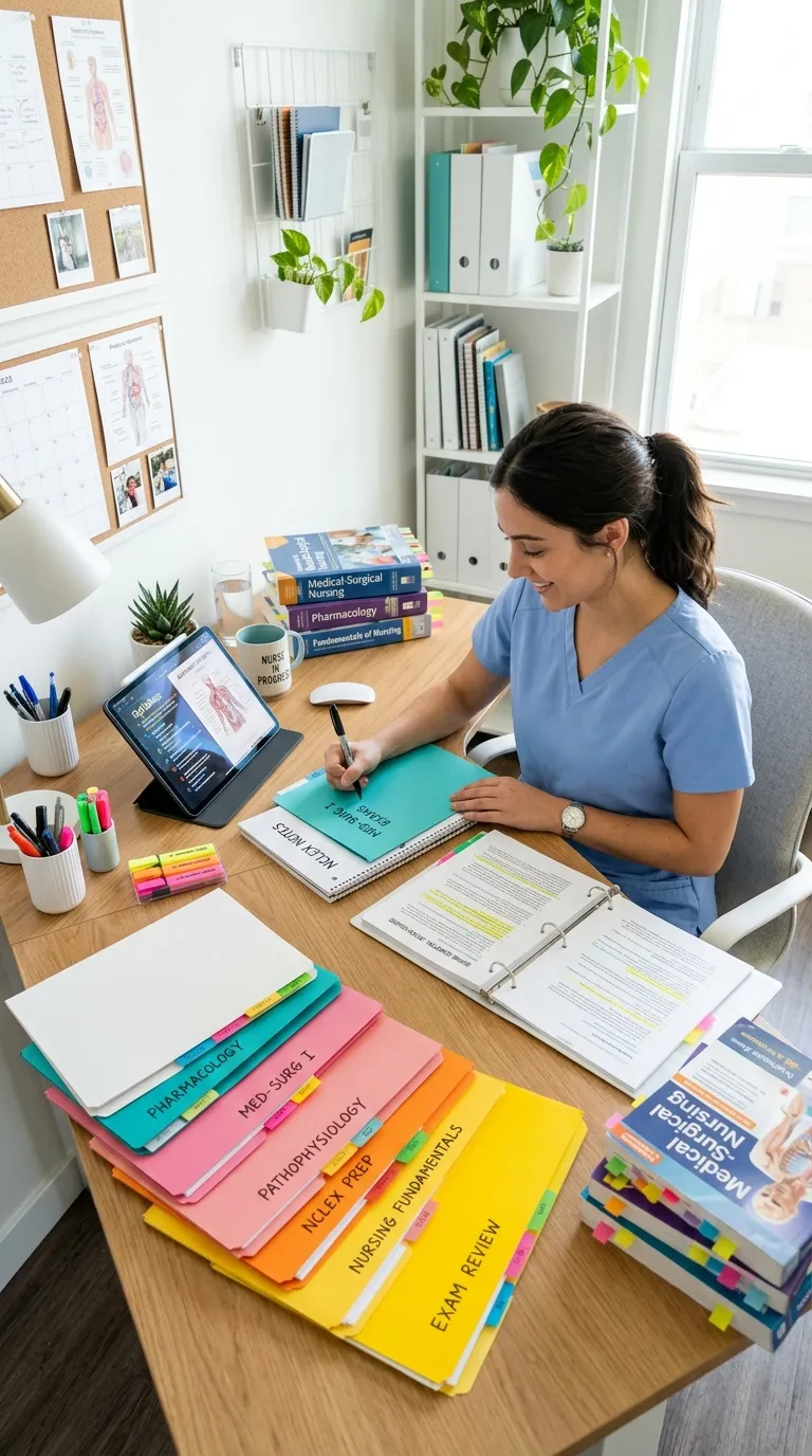 Nursing Exam Study Tips Study Material Organization