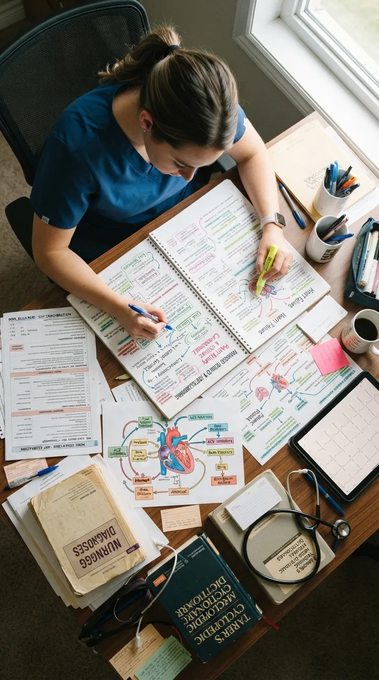 Nursing Student Study Routine Clinical Concept Linking