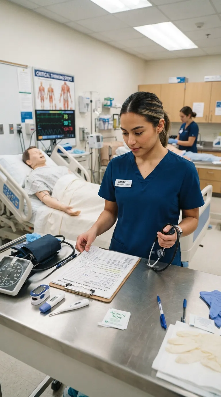 Nursing Student Study Routine Clinical Preparation Blocks