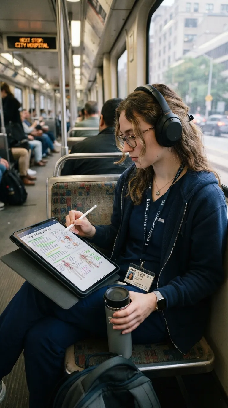 Nursing Student Study Routine Commute Study Method
