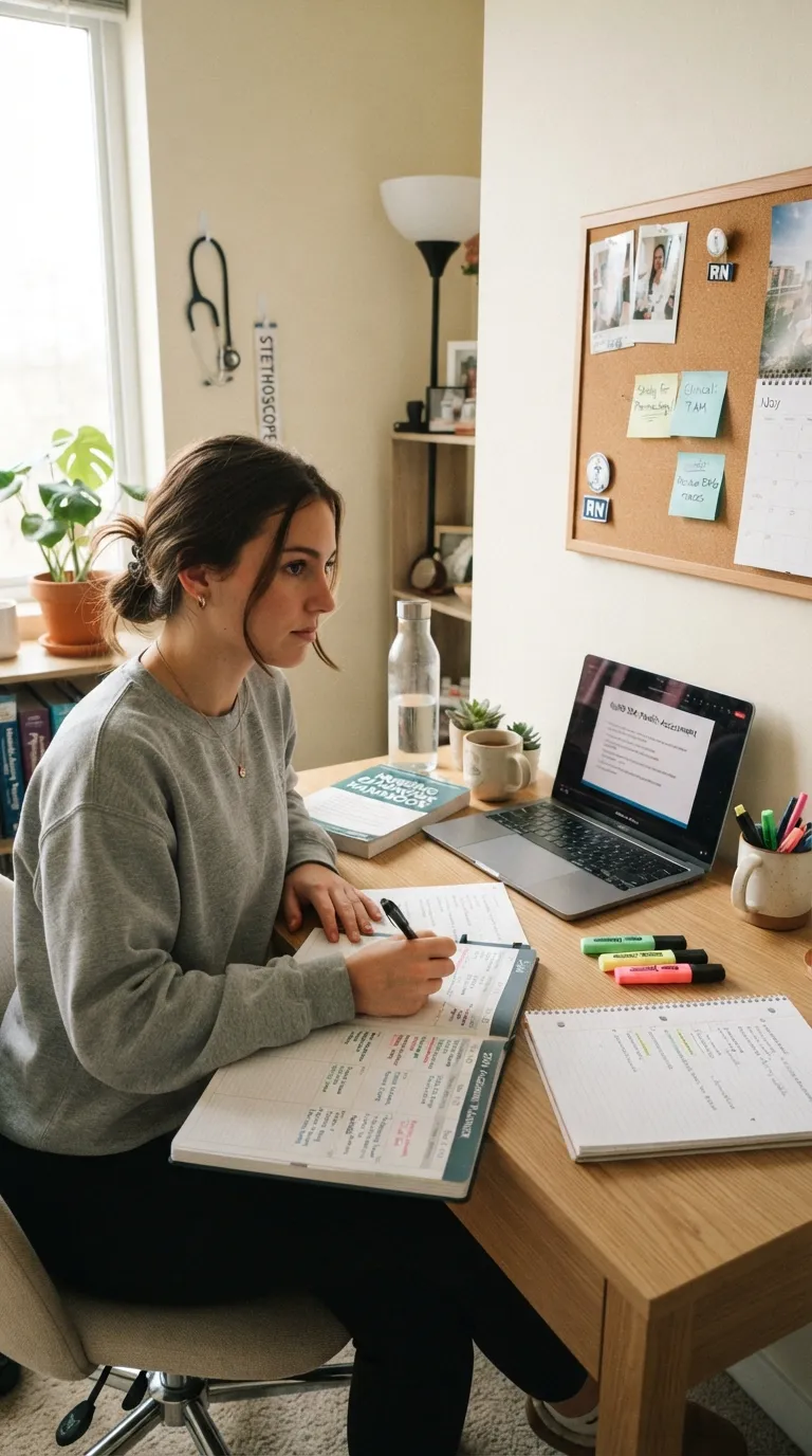 Nursing Student Study Routine Study Trigger Habits