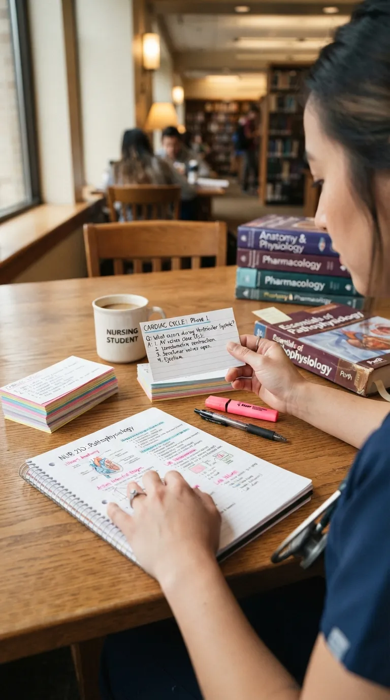 Nursing Student Study Tips Active Recall Practice