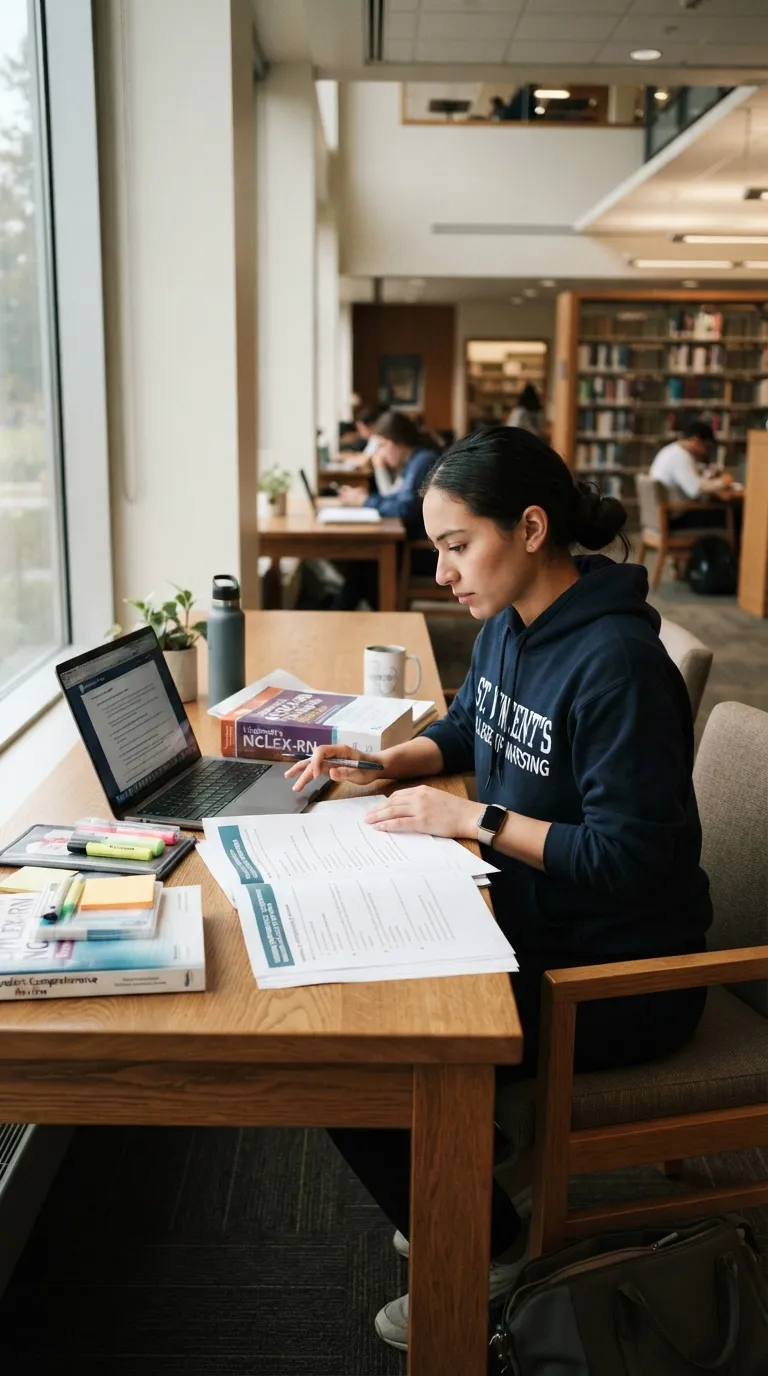 Nursing Student Study Tips NCLEX Question Review
