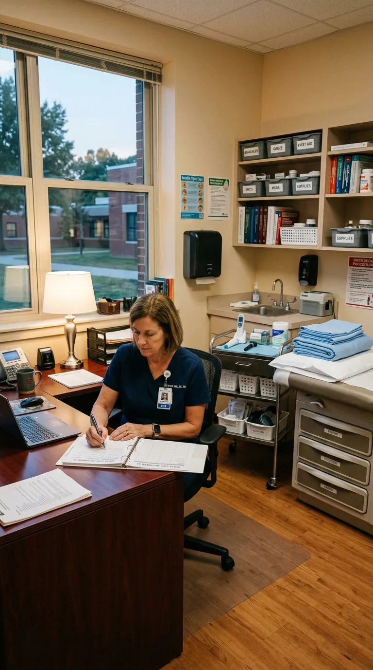 school nurse Daily Reset Routine