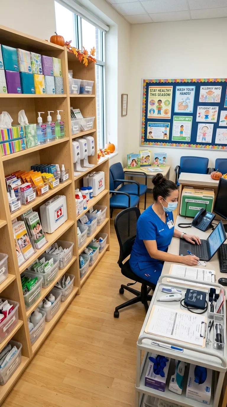 school nurse Seasonal Health Prep