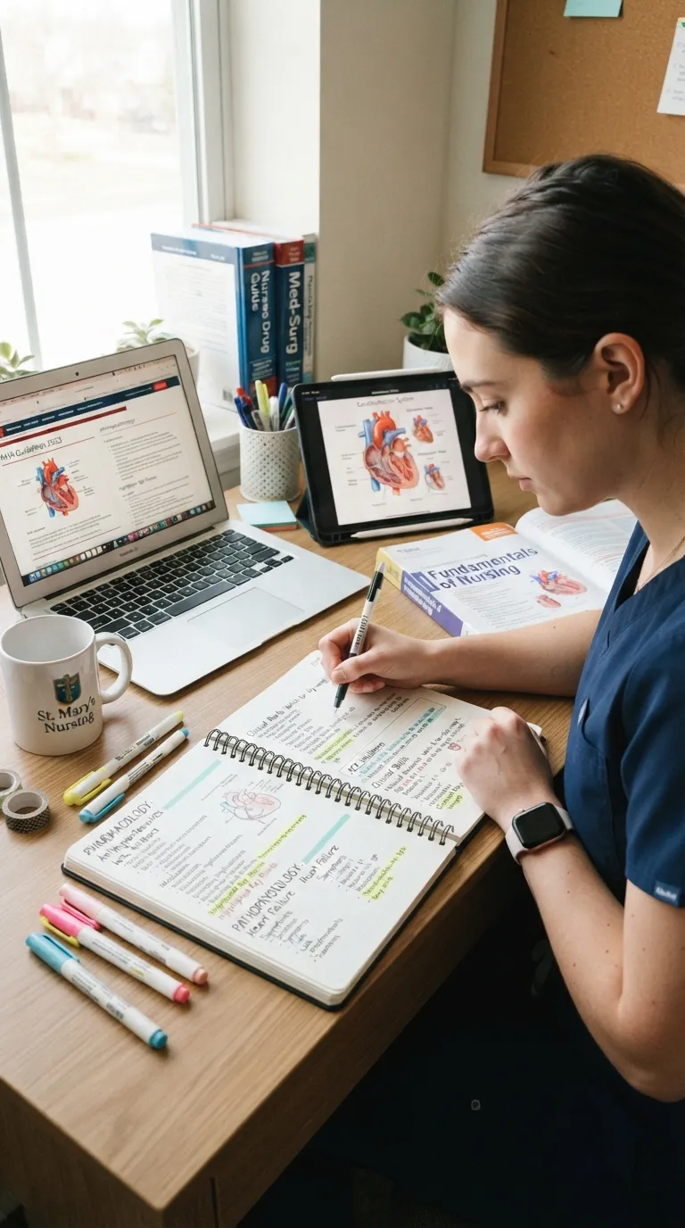 Study Tips for Nursing Students Note-Taking Systems