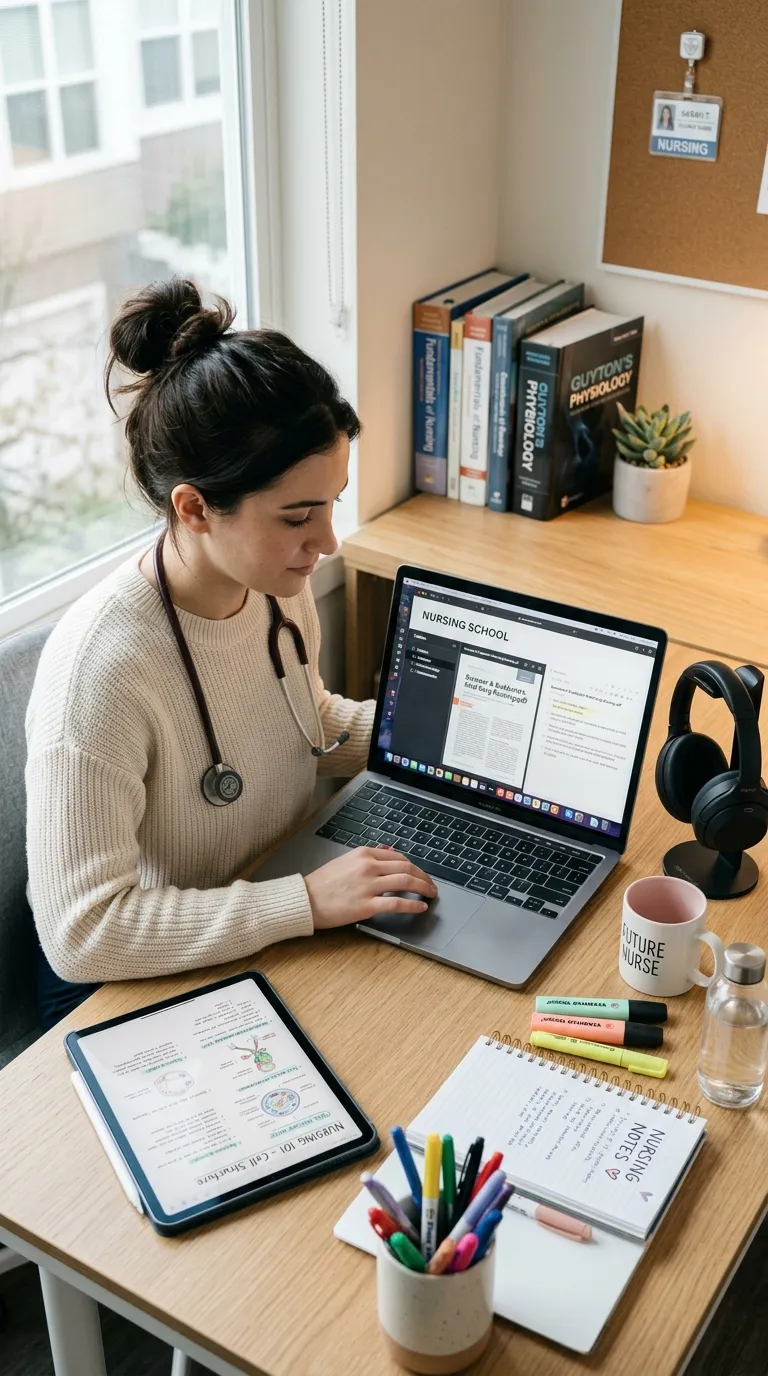 Best Nursing Student Study Tips for Beginners Digital Study Organization