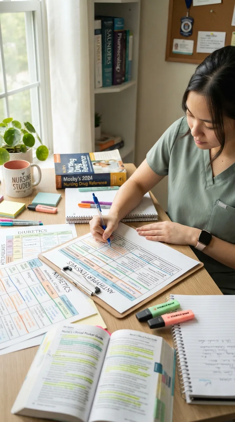 Effective Study Tips for Nursing Students Medication Study Charts
