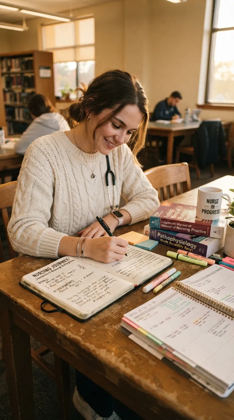 Effective Study Tips for Nursing Students Progress Tracking Journal