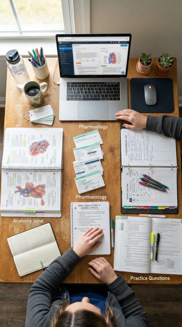 How to Pass Nursing Exams Mix Study Topics