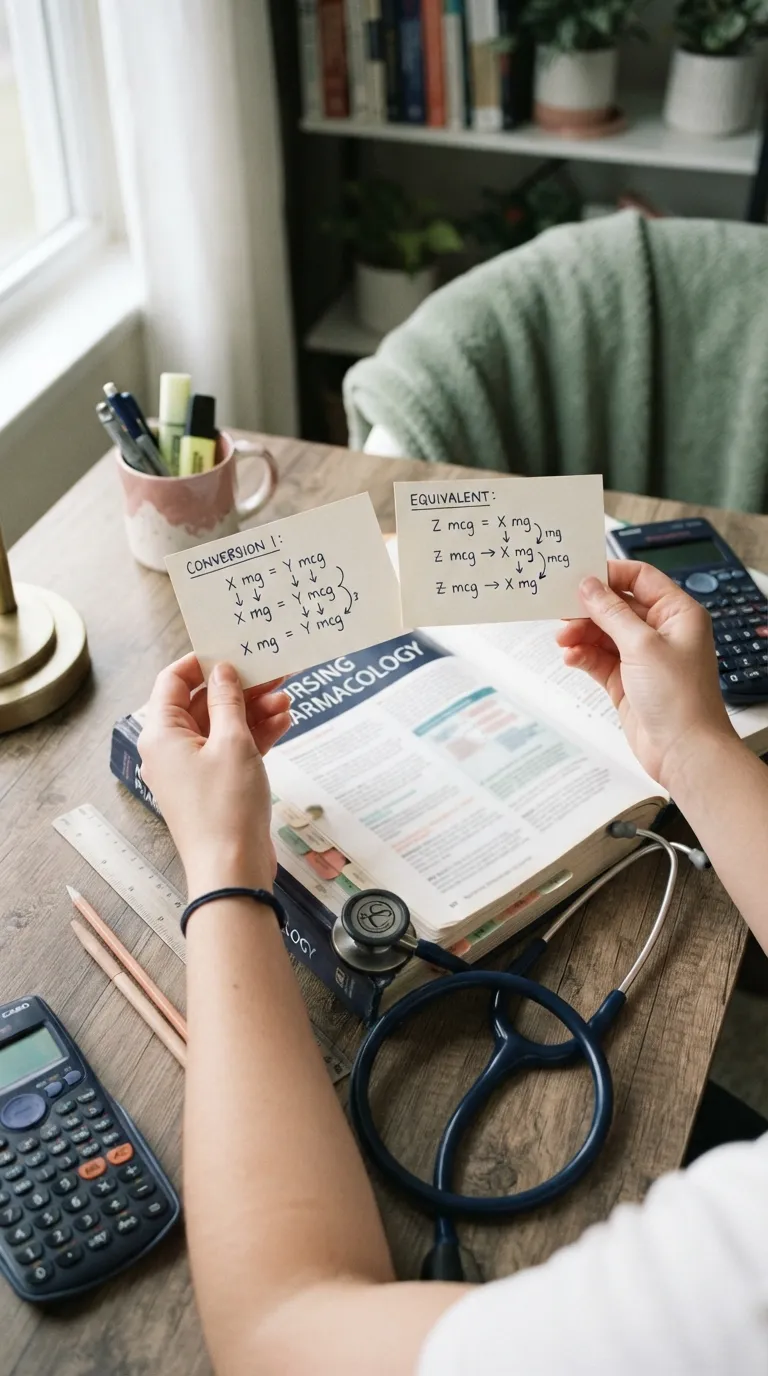 NCLEX dosage calculations practice Compare Two Equivalent Quantities