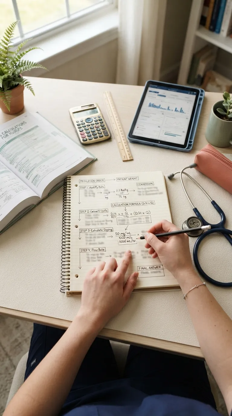 NCLEX medication calculation questions Work Multi-Step Questions