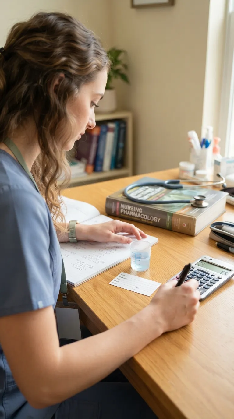 NCLEX medication calculation questions Work Through Liquid Doses