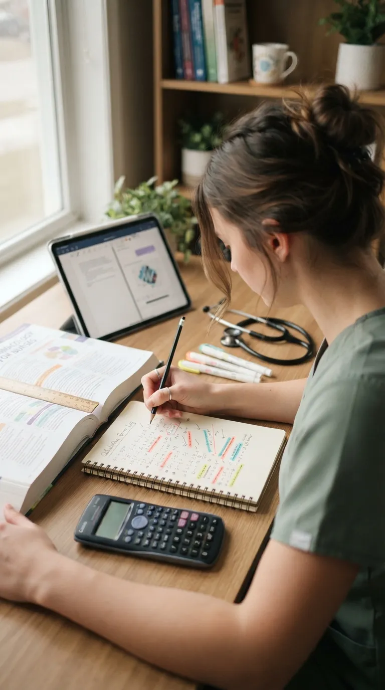 NCLEX nursing math dosage calculations Create a Calculation Error Tracker