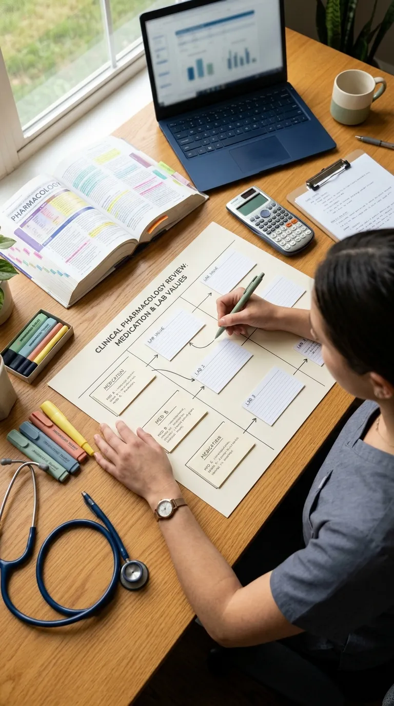 NCLEX pharmacology notes Connect Labs to Medications