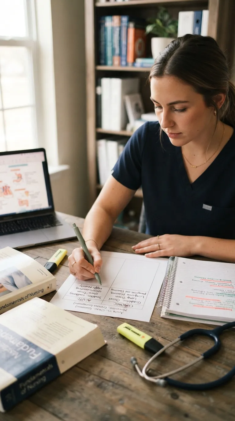 NCLEX Study Notes Acute Vs Chronic