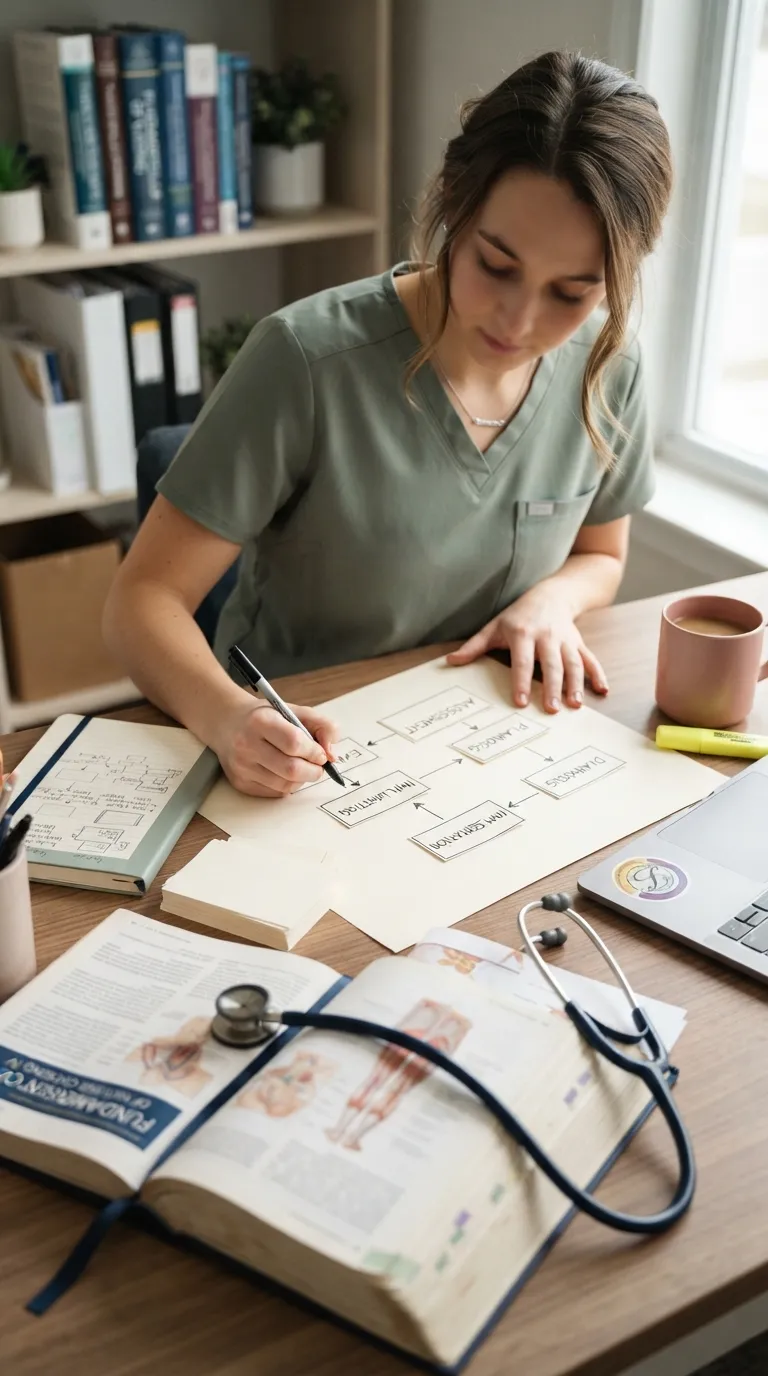 NCLEX Study Notes Nursing Process Flow