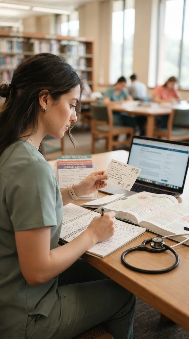 Nursing Flashcards Ideas Make “First Step” Cards