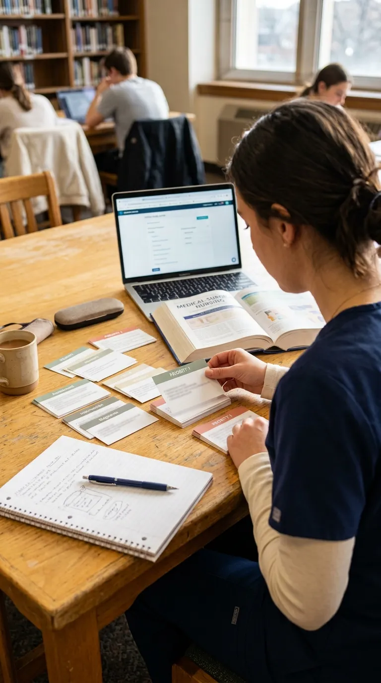Nursing Flashcards Ideas Use Priority Scenario Cards