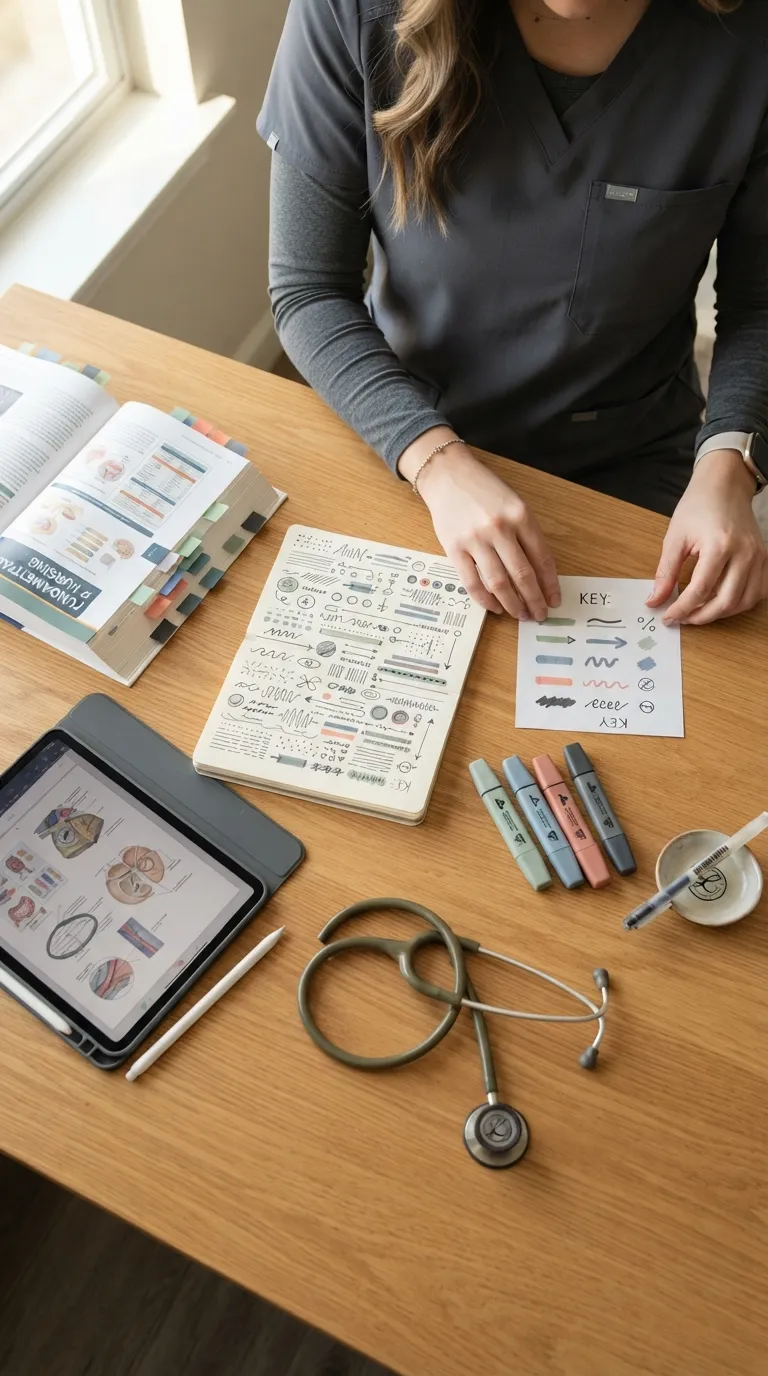 Nursing Notes Ideas Color Key System