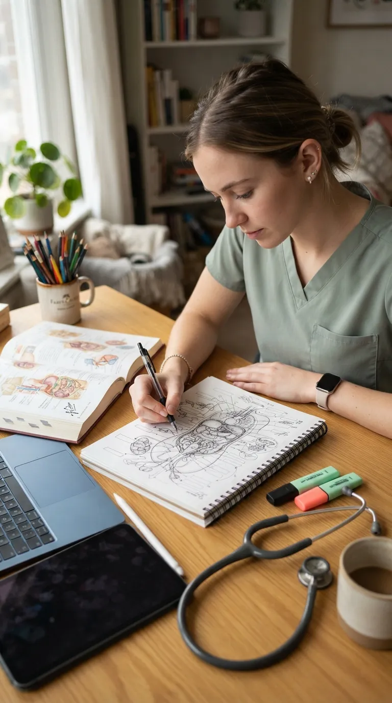 Nursing Notes Ideas Diagram-First Notes