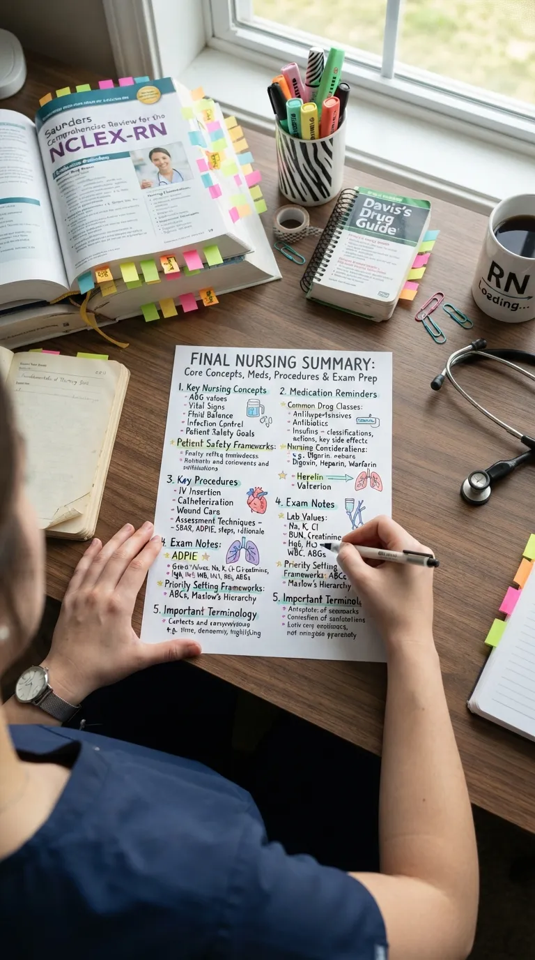 Nursing Notes Taking Tips Summary Page Technique