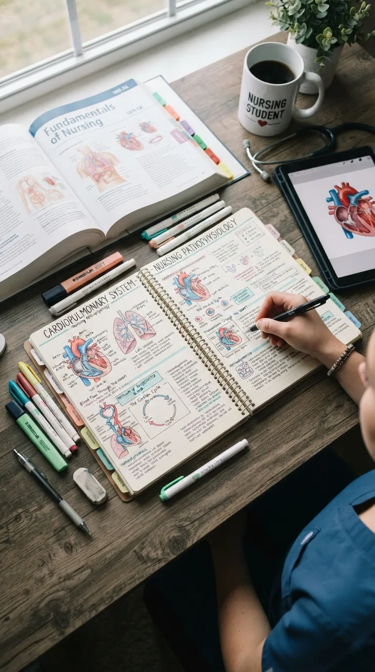 Nursing Notes Taking Tips Visual Diagram Notes