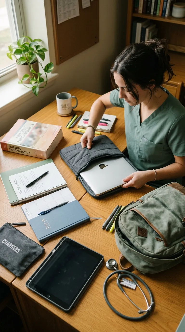 Nursing School Must Haves Protective Laptop Sleeve
