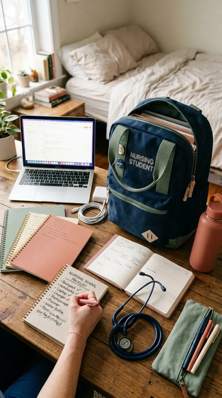 Nursing School Organization Ideas Use A Backpack Checklist