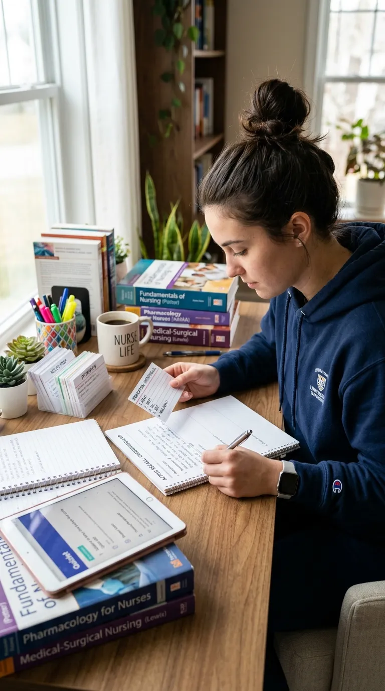 Nursing School Study Hacks Active Recall Routine