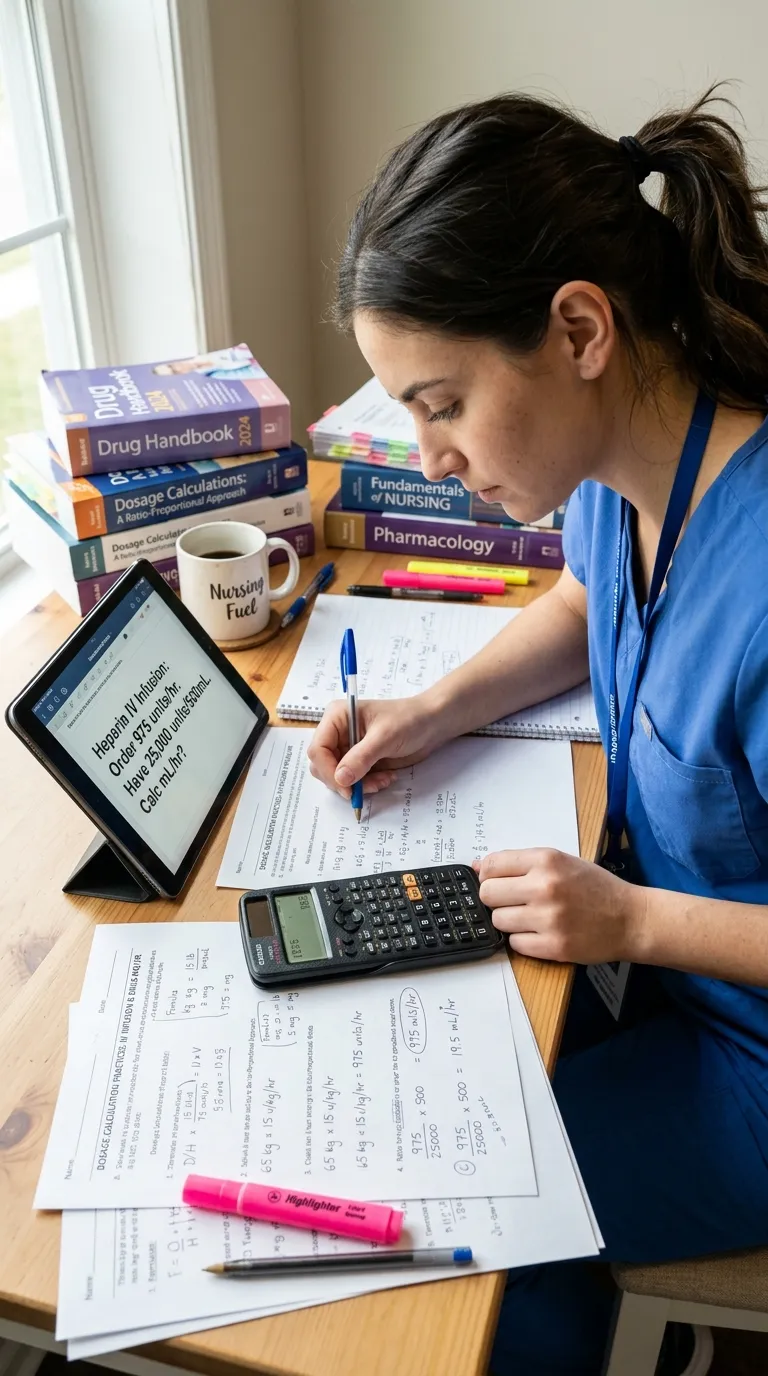 Nursing School Study Hacks Nursing Math Practice