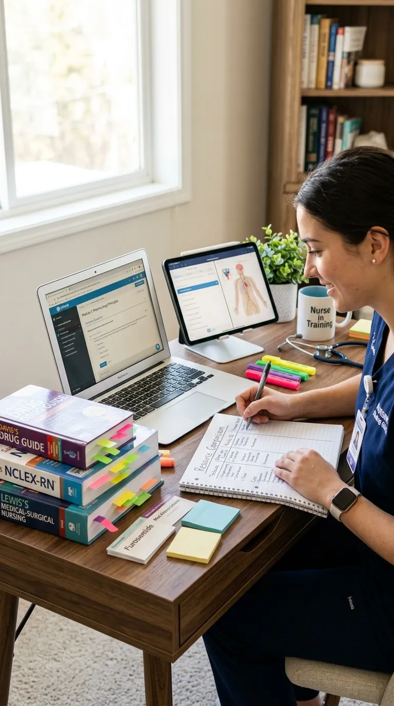 Nursing School Study Hacks Resource Comparison Method