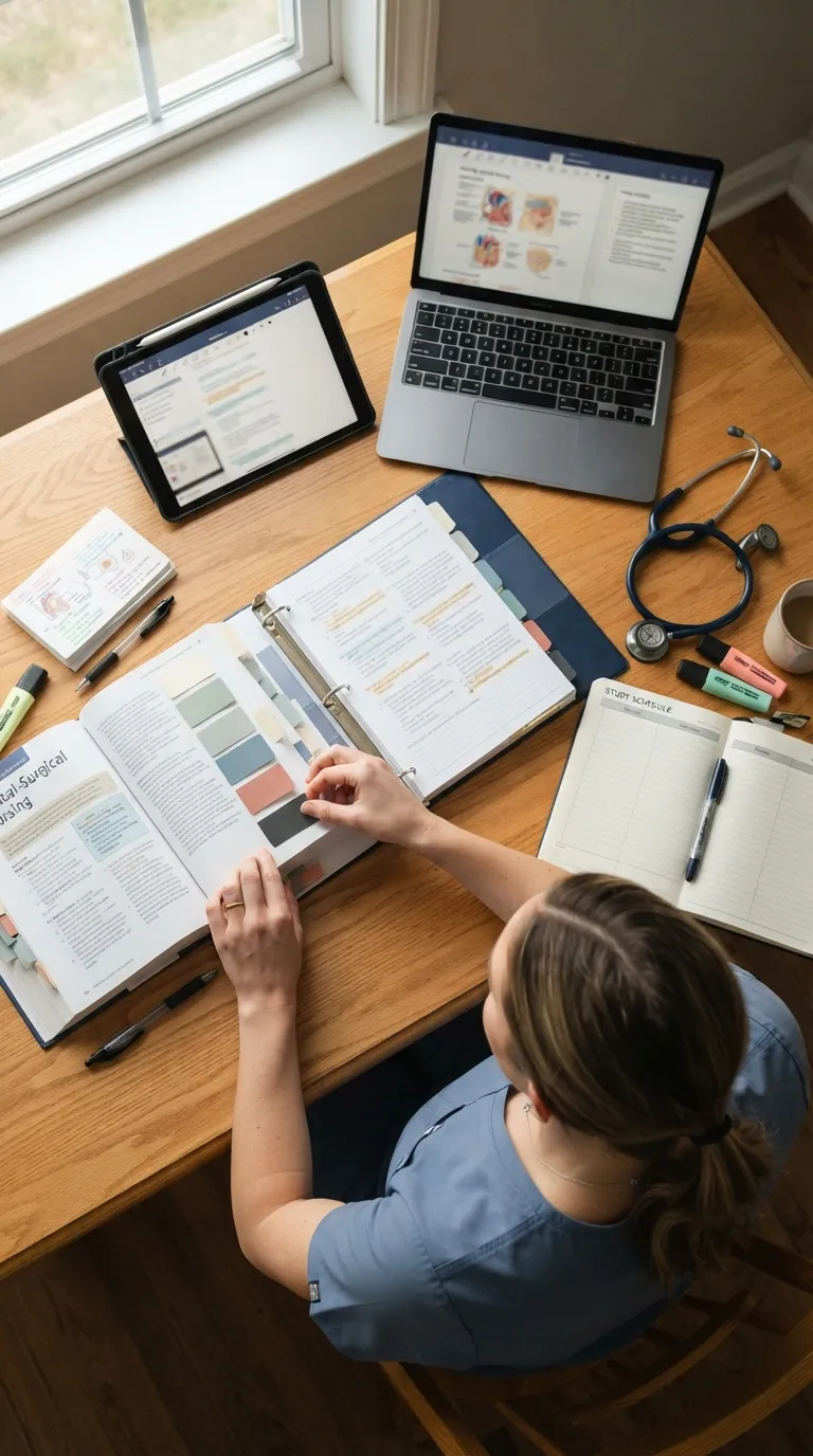 Nursing Student Essentials Color-Coded Tabs