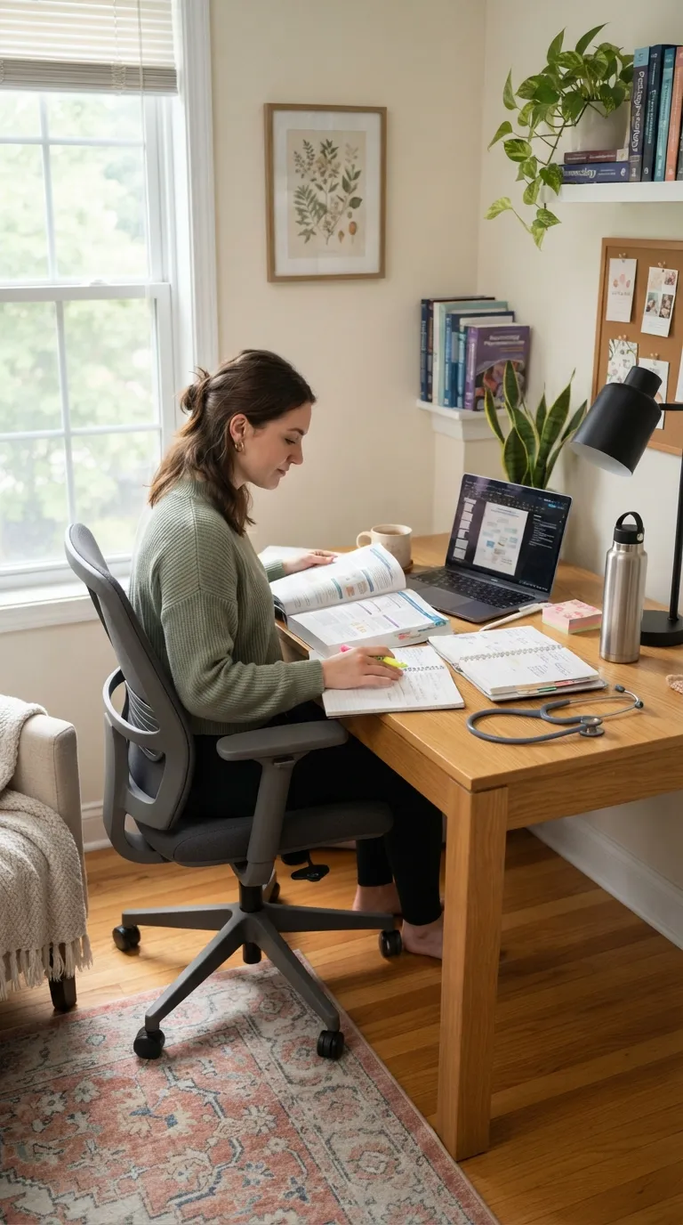 Nursing Student Essentials Comfortable Study Chair