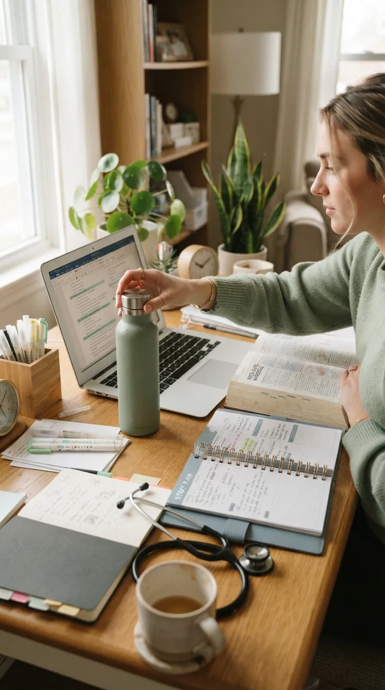 Nursing Student Essentials Reliable Water Bottle