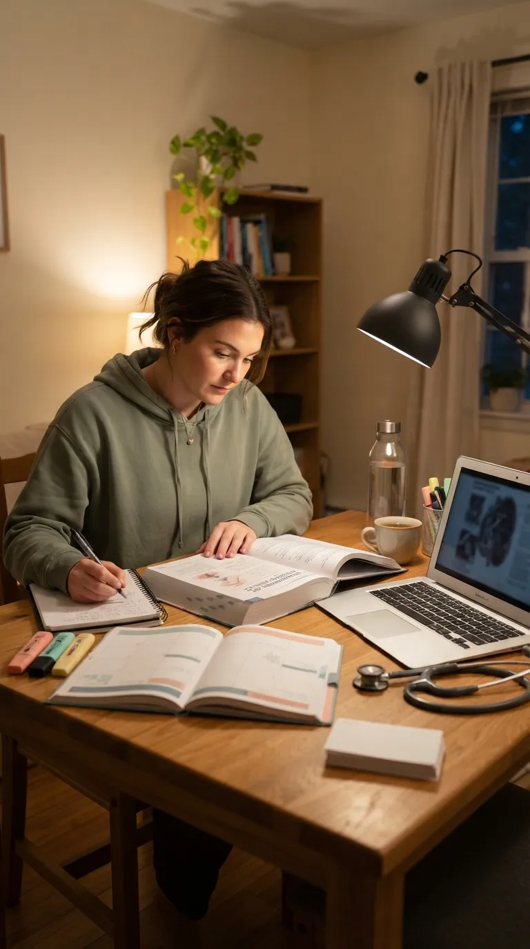 Nursing Student Essentials Simple Desk Lamp