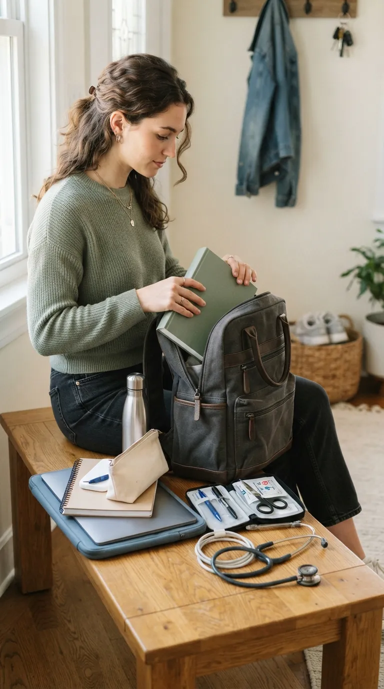 Nursing Student Essentials Supportive Backpack