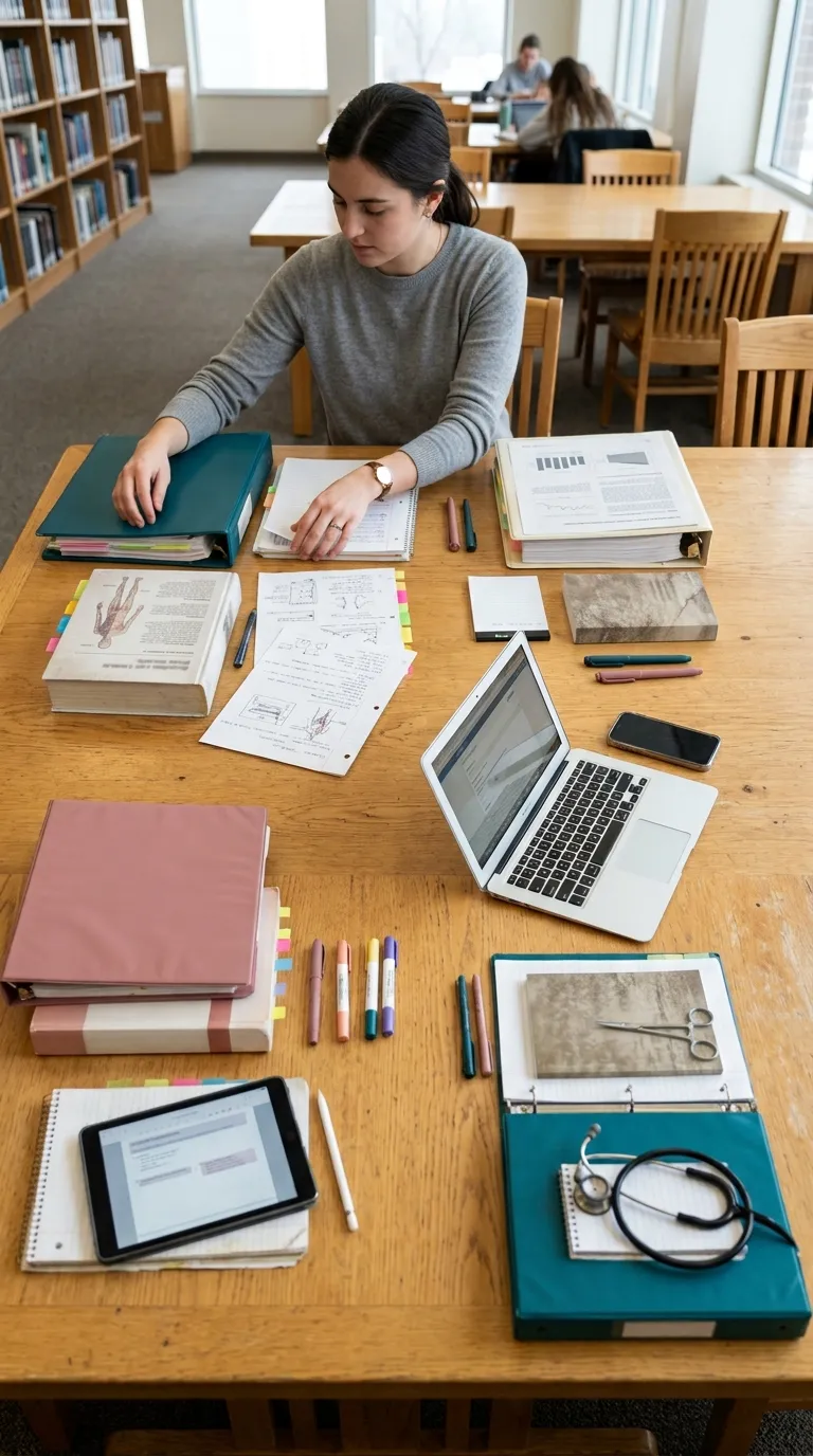 Nursing Student Organization Tips Divide Materials by Course