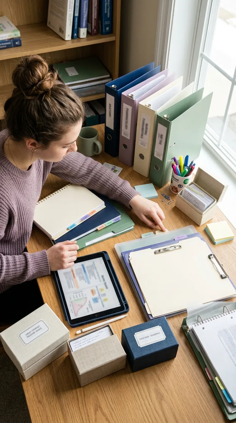 Nursing Student Organization Tips Label Study Resources Clearly