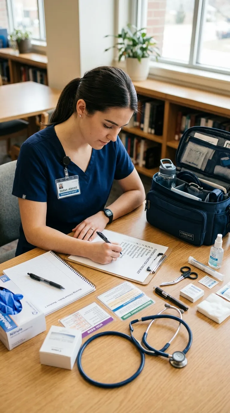 Nursing Student Study Schedule Clinical Reflection Time