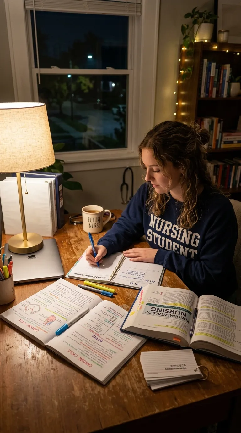 Nursing Student Study Schedule Evening Review Routine