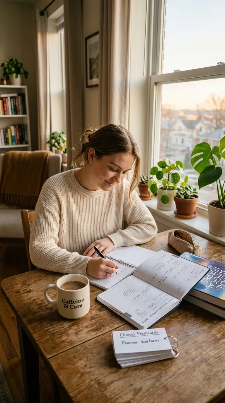 Nursing Student Study Schedule Morning Study Routine