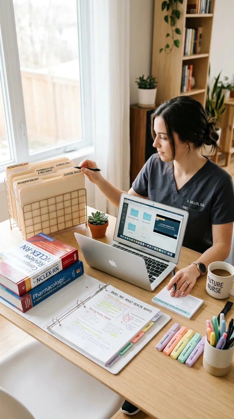 Nursing Student Study Schedule Study Resource Organization